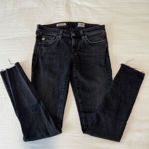 AG - The Legging Ankle Black Jeans - 26